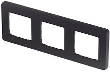 Рамка универсальная Legrand Inspiria 3-м. антрацит картинка